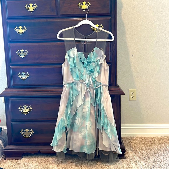 Tracy Reese Ruffled Silk Chiffon Dress - Picture 2 of 5